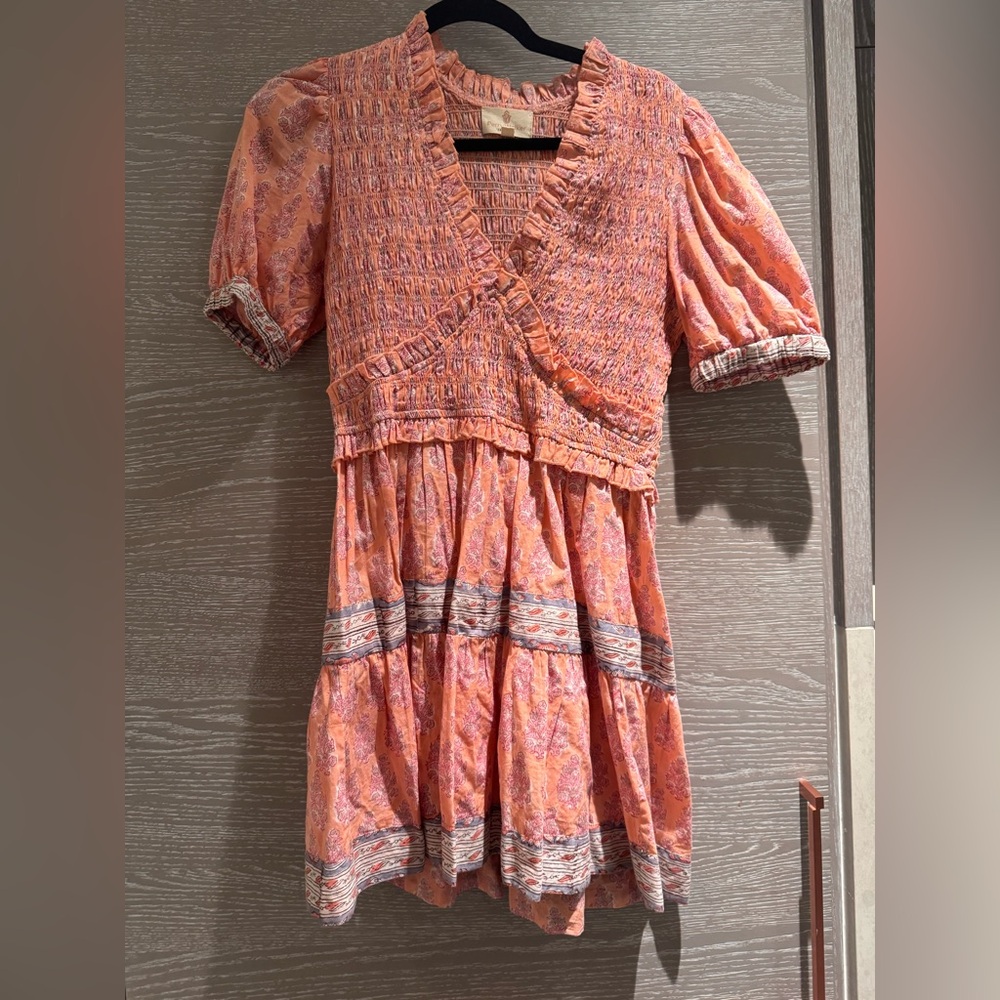 Perry walker collective peach floral dress